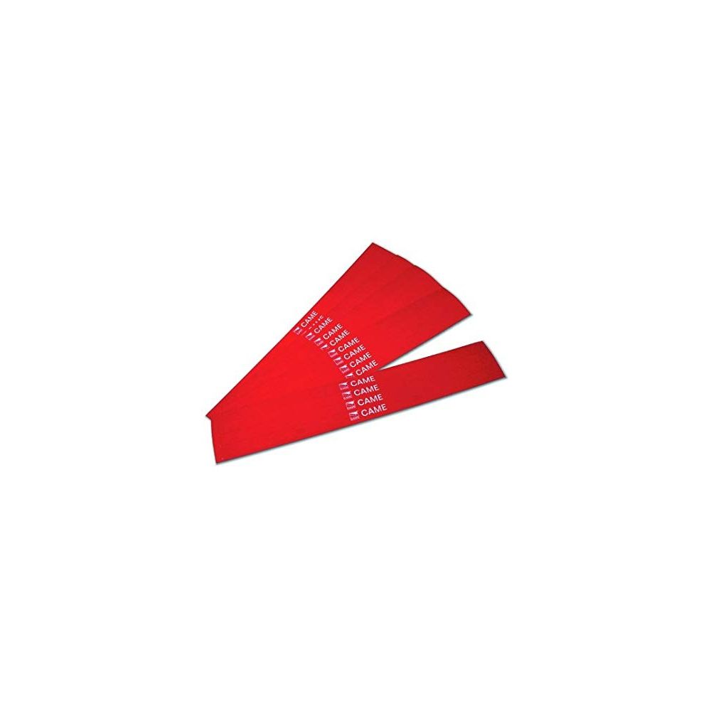 Came - came emballage de 20 bandes réfléchissantes rouges g02809 001g02809 - Motorisation de portail