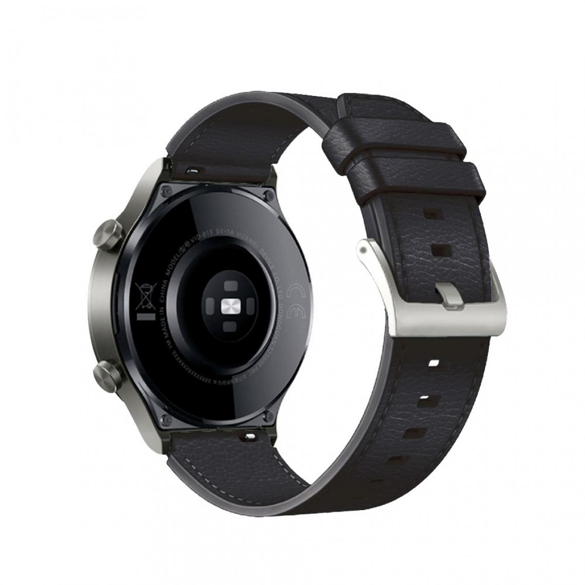 Other - Bracelet en PU 22mm Réglable noir pour votre Huawei Watch GT 2 46mm/GT 2 Pro - Accessoires bracelet connecté