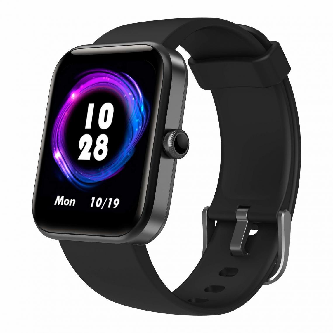 Chronotech Montres - Smart Watch Fitness Tracker, Smart Alexa Voice Service, Smart Watch for Men with Heart Rate Monitor, 1.69 Full Touch Screen 14 Mode 5ATM Waterproof Sports Watch, Smart Watches for iPhone and Android(black) - Montre connectée