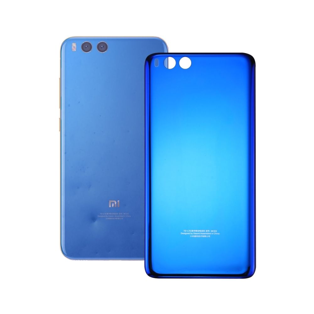 Wewoo - Coque arrière bleu pièce détachée pour Xiaomi Mi Note 3 couvercle de la batterie avec adhésif - Coque, étui smartphone