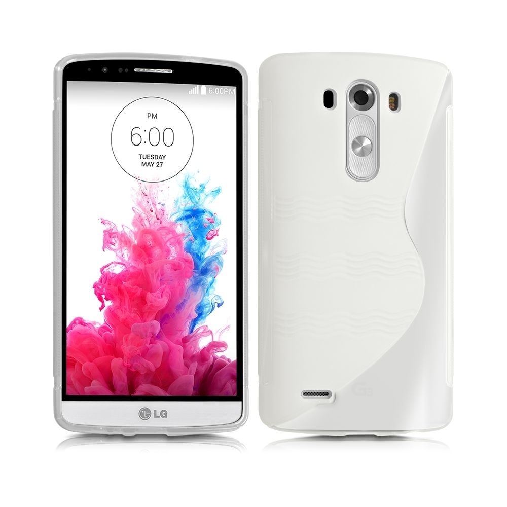 Karylax - Housse Coque Etui S-Line Couleur Translucide pour LG G3 + Film de Protection - Autres accessoires smartphone