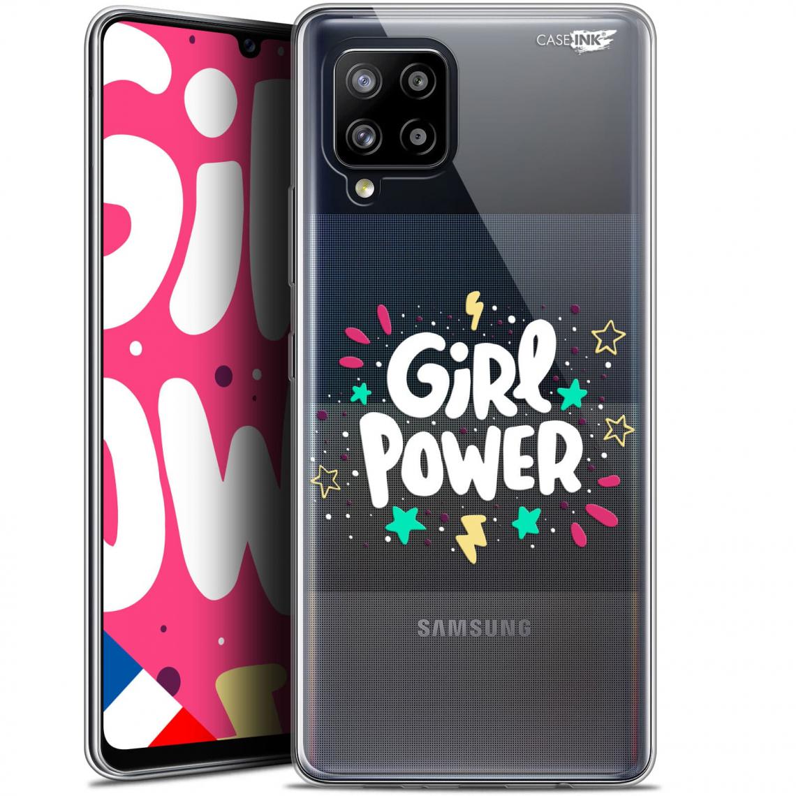Caseink - Coque arrière Samsung Galaxy A42 5G (6.6 ) Gel HD [ Nouvelle Collection - Souple - Antichoc - Imprimé en France] Girl Power - Coque, étui smartphone