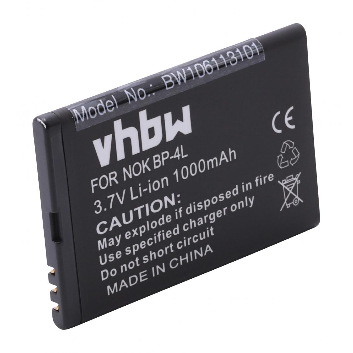 Vhbw - vhbw Batterie compatible avec Bea-fon SL810, SL820 smartphone (1000mAh, 3,7V, Li-ion) - Batterie téléphone
