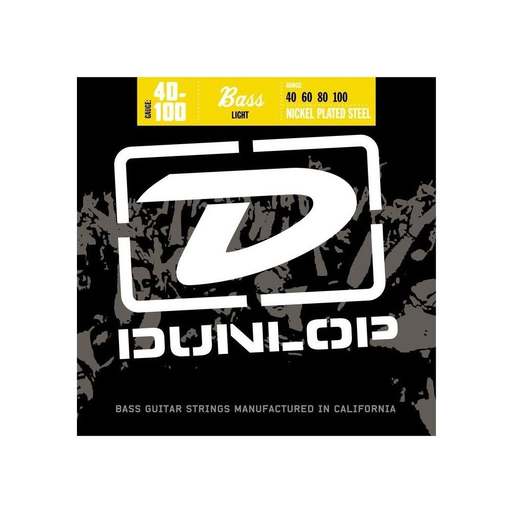 Dunlop - Dunlop DBN40100 Light 40-100 - Jeu guitare basse - Accessoires instruments à cordes