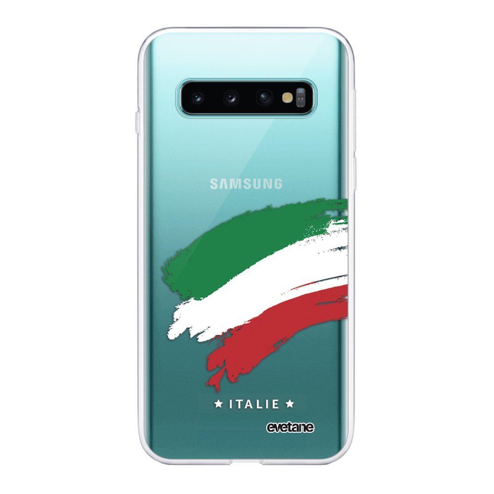 Evetane - Coque Samsung Galaxy S10 souple transparente Italie Motif Ecriture Tendance Evetane. - Coque, étui smartphone