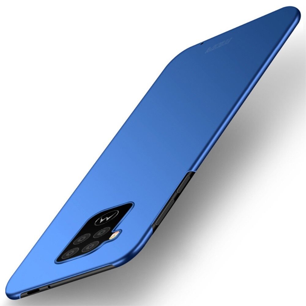 Mofi - Coque en TPU bouclier mince givré rigide bleu pour votre Motorola P50 Note/One Zoom/One Pro - Coque, étui smartphone