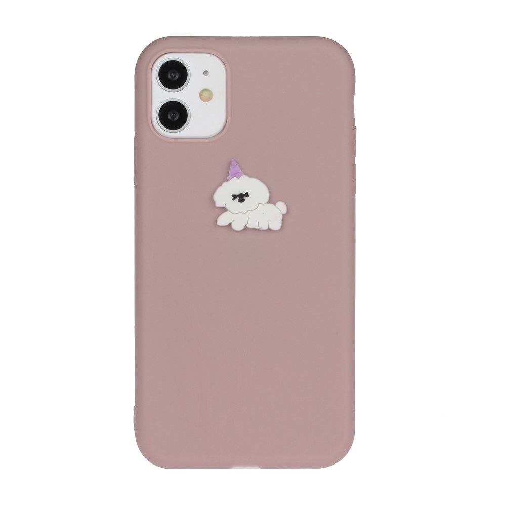 Generic - Coque en TPU décor de logo animal chien pour votre Apple iPhone 11 6.1 pouces - Coque, étui smartphone
