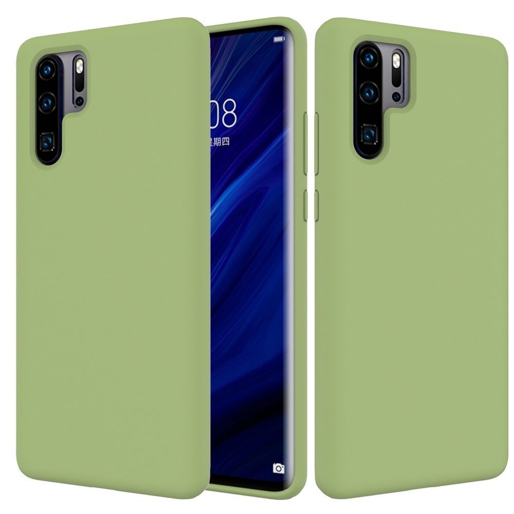 marque generique - Coque en silicone liquide vert pour votre Huawei P30 Pro - Coque, étui smartphone