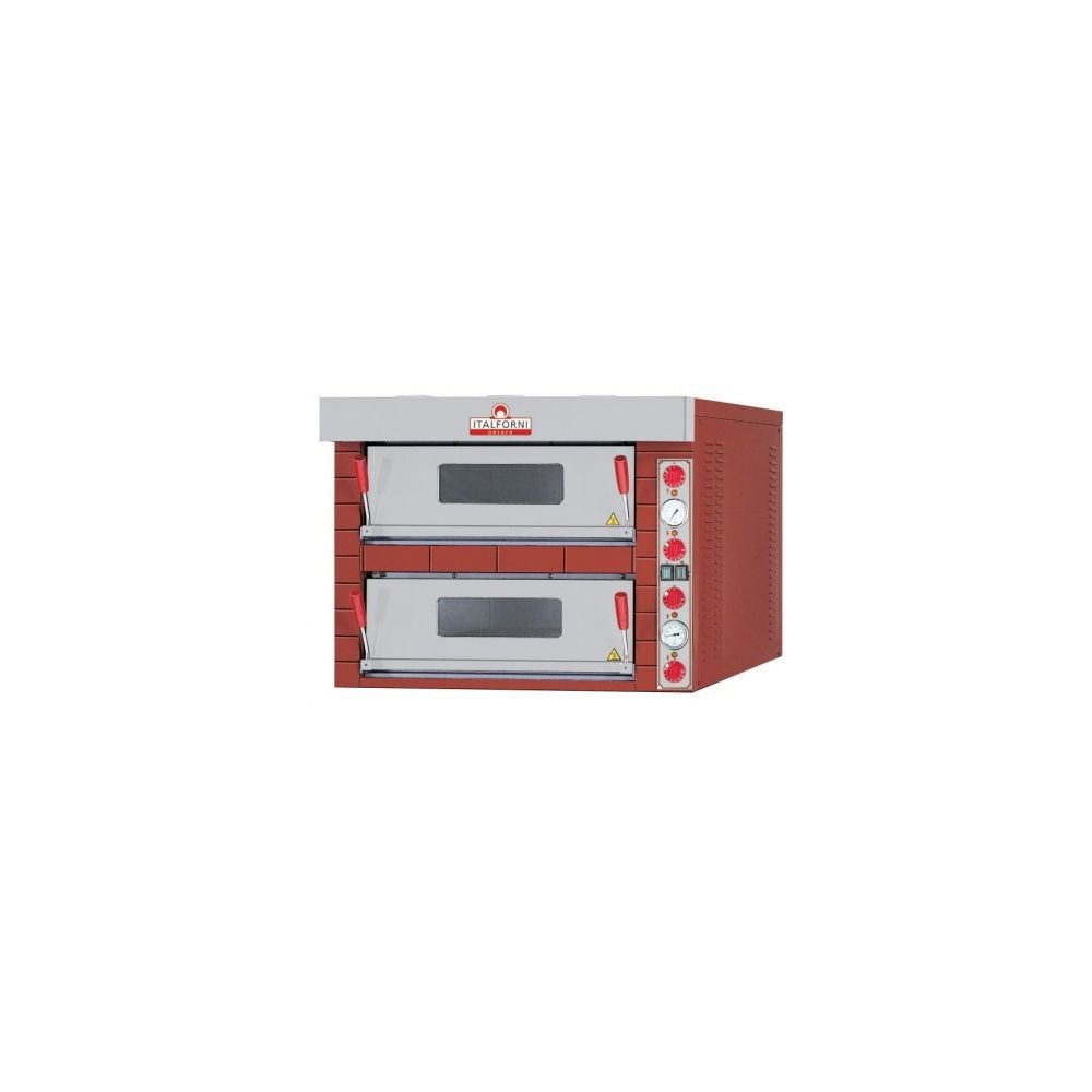 Materiel Chr Pro - Four à pizza double électrique pour pizzeria - 8 pizzas - Italforni - - Cuisson festive