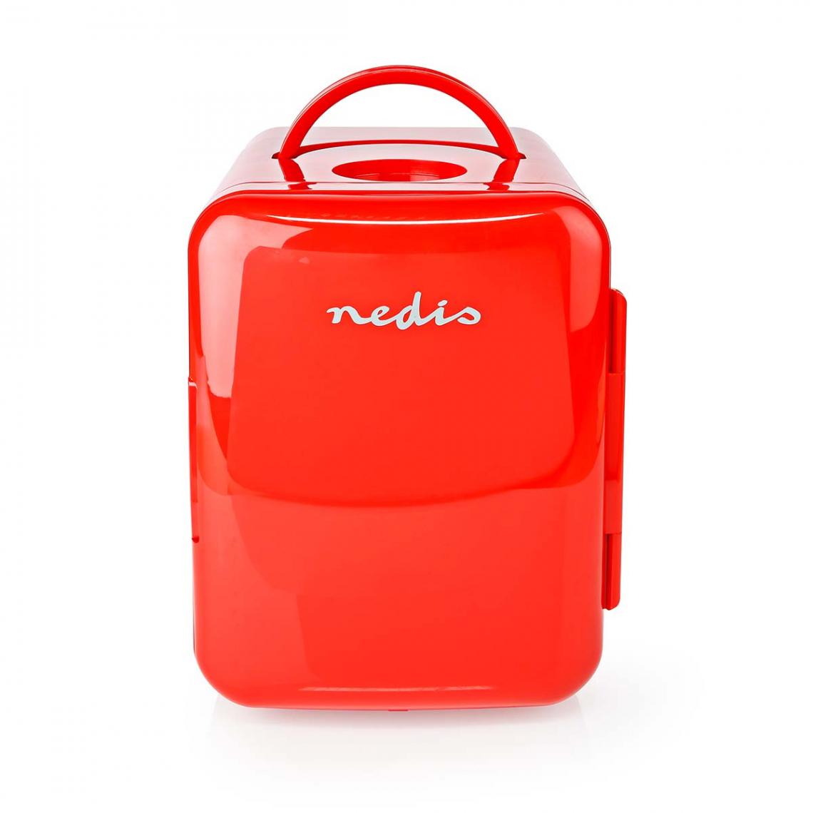 Nedis - Mini réfrigérateur portable 4L AC 100 -240 V/12 V Rouge - Mini Bar