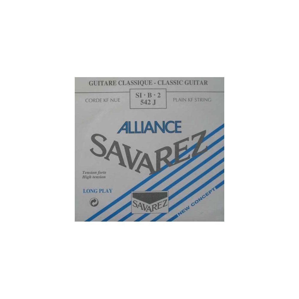 Savarez - Savarez 542J Alliance bleu - Si tirant fort - Corde au détail guitare classique - Accessoires instruments à cordes