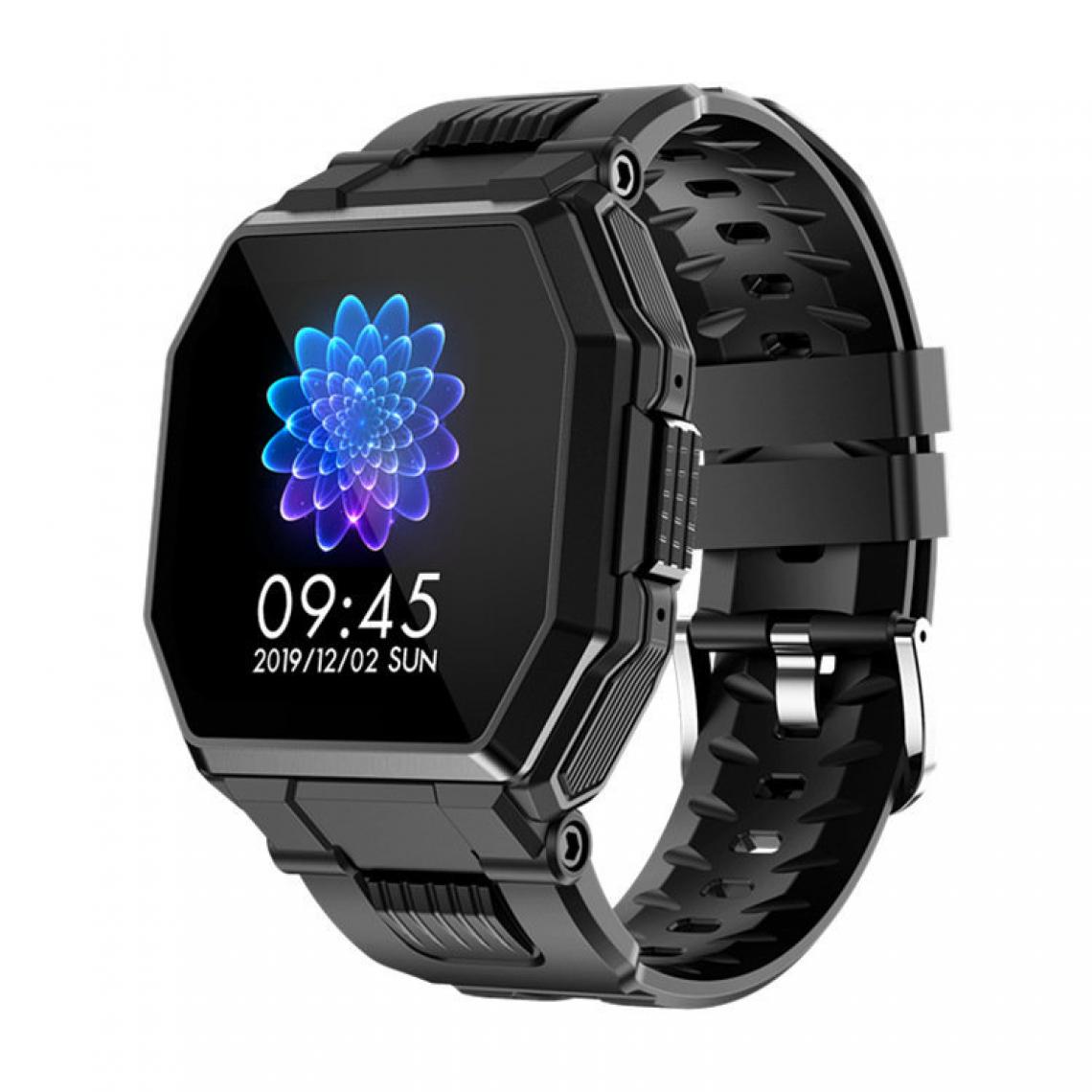 Chronotech Montres - Smart Watch S9 Smart watch with Bluetooth call, full touch, blood pressure and heart rate monitoring, sports fitness tracker(black) - Montre connectée