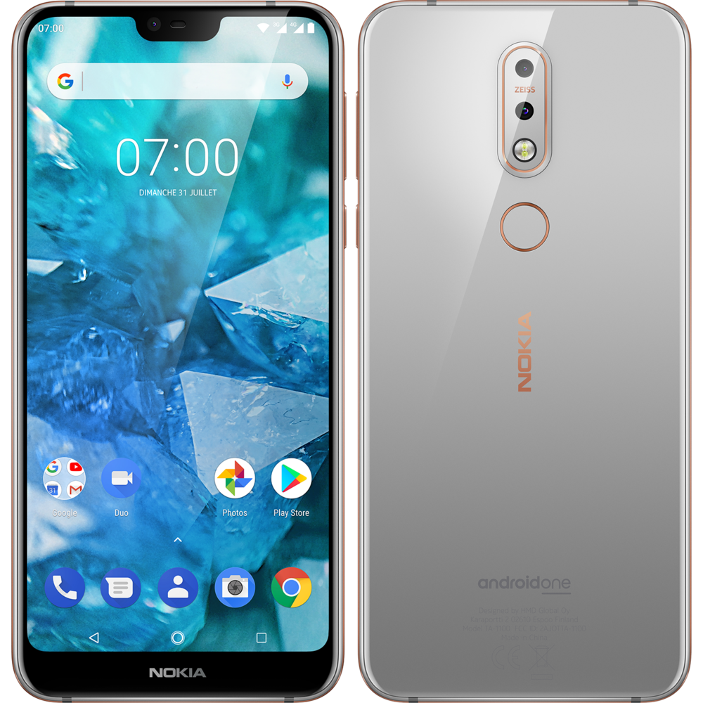 Nokia - 7.1 - Argent - Smartphone Android