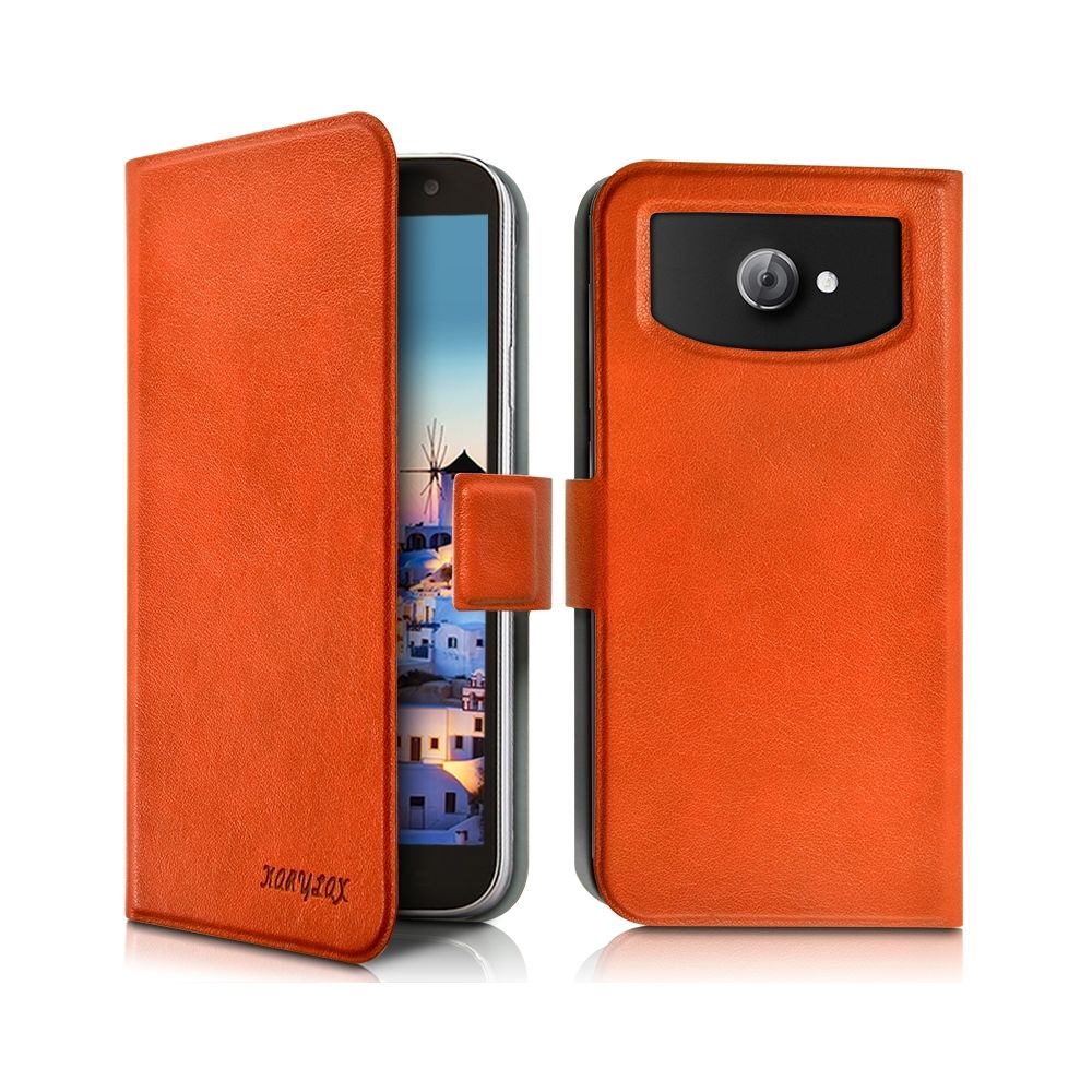 Karylax - Housse Etui Universel XL orange pour Echo Horizon Lite - Autres accessoires smartphone