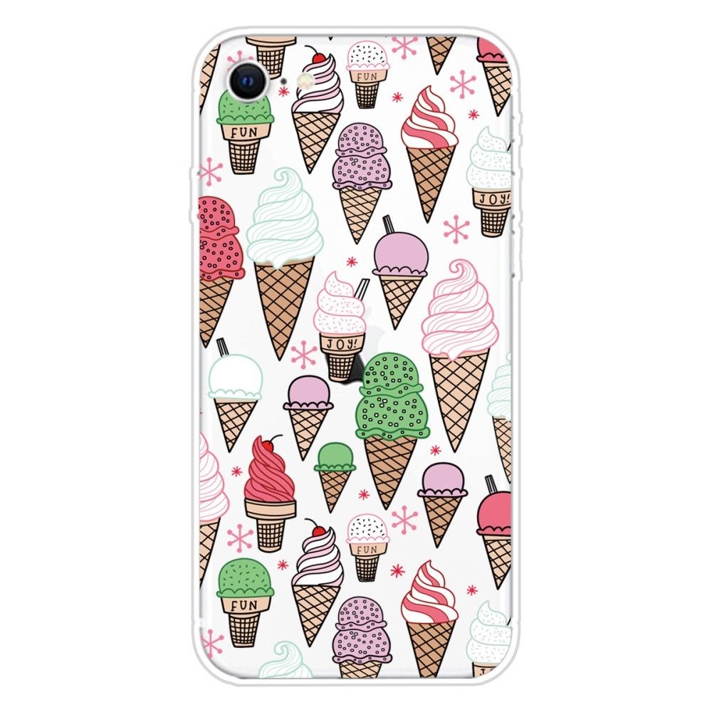 Generic - Coque en TPU impression de motifs souple crème glacée colorée pour votre Apple iPhone SE (2nd Generation)/iPhone 8/iPhone 7 - Coque, étui smartphone