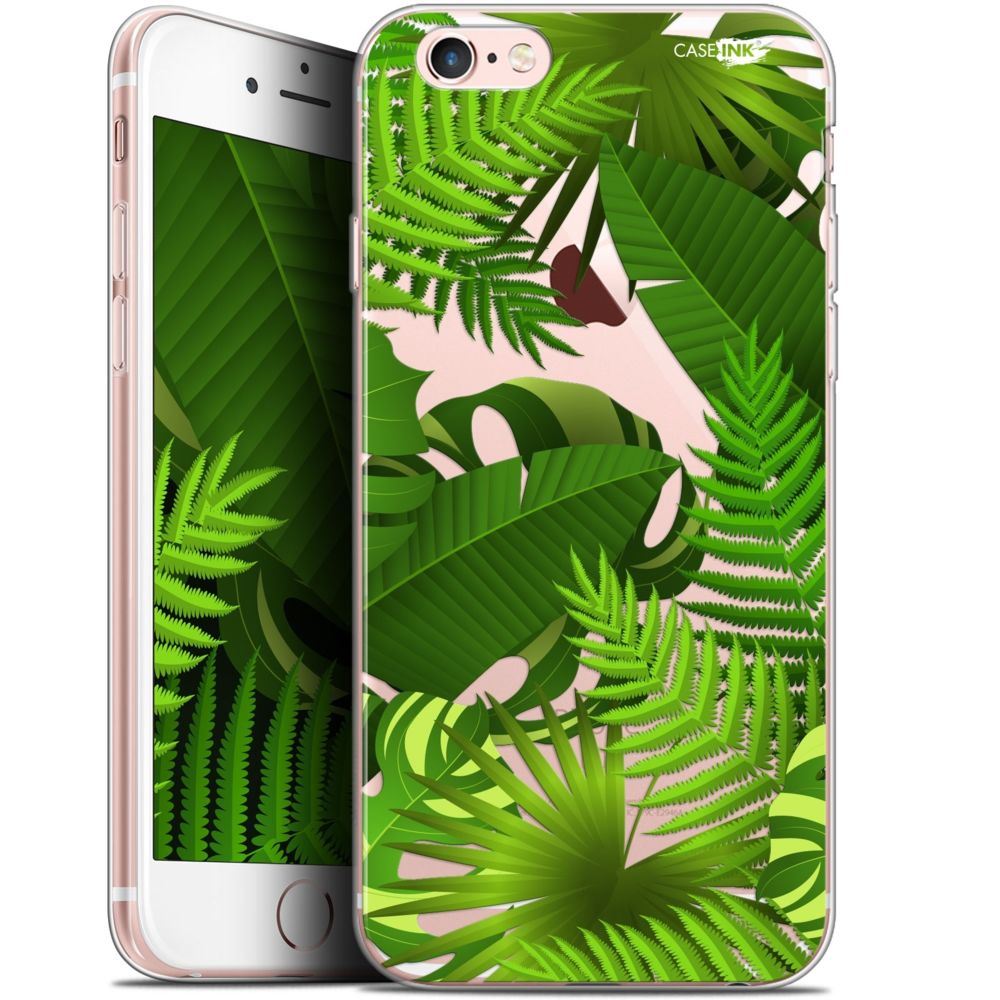 Caseink - Coque arrière Apple iPhone 6/6s (4.7 ) Gel HD [ Nouvelle Collection - Souple - Antichoc - Imprimé en France] Plantes des Tropiques - Coque, étui smartphone