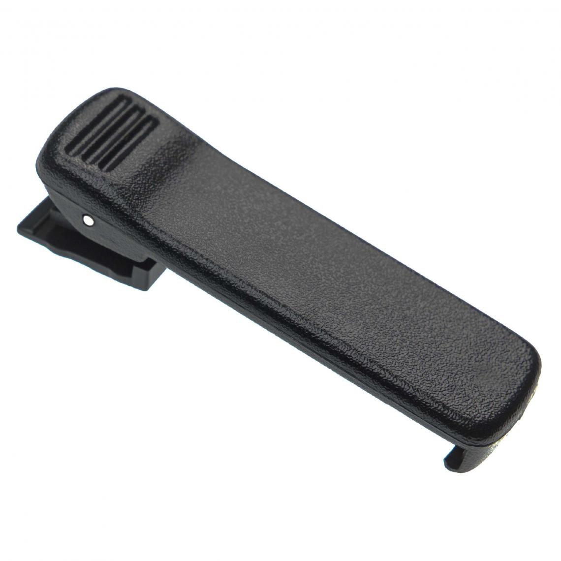 Vhbw - vhbw Clip à ceinture compatible avec Icom IC-F11, IC-F11S, IC-F21, IC-F21BR appareil radio - plastique, noir - Autres accessoires smartphone