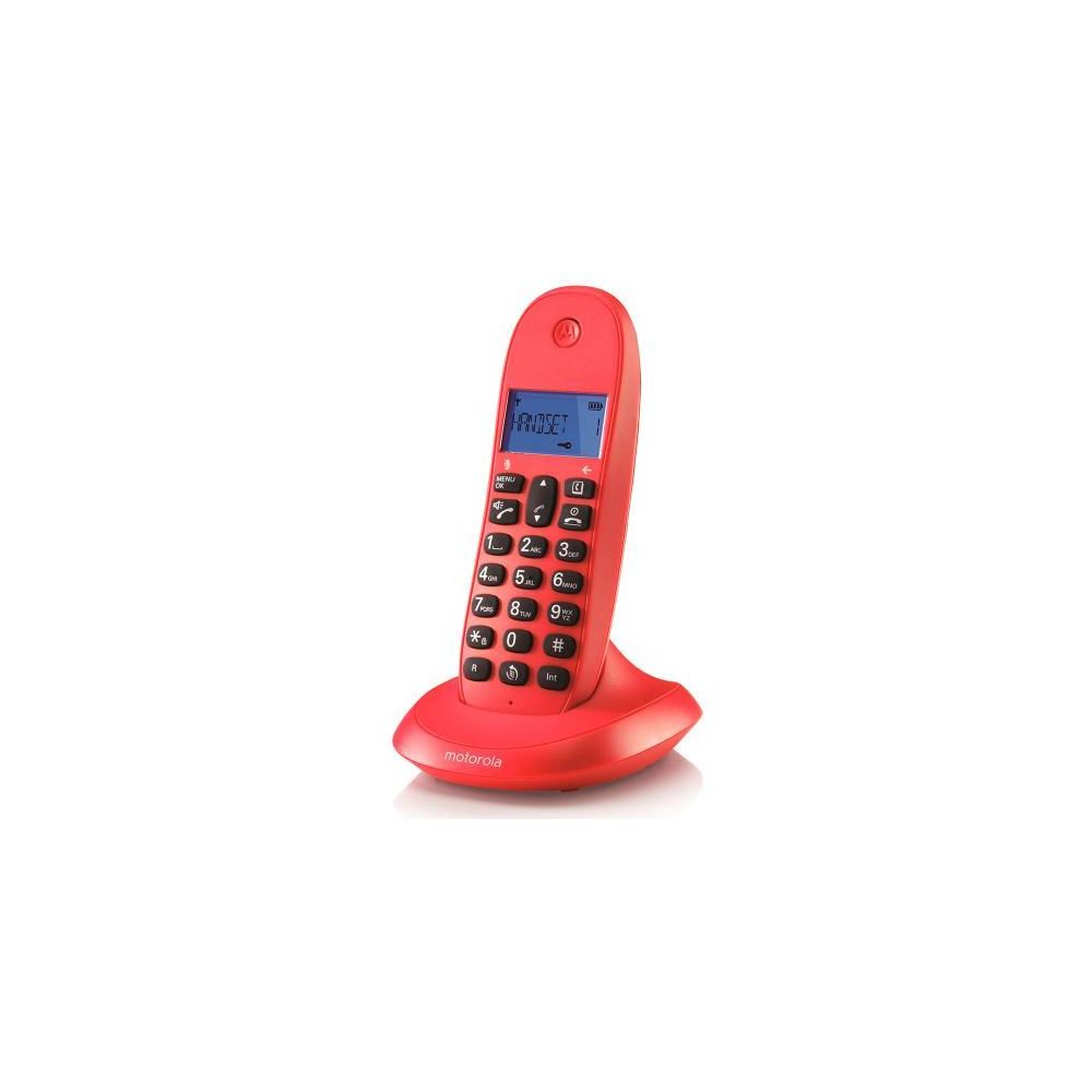 Motorola - Motorola C1001lb+ Cereza Teléfono Inalámbrico - Téléphone fixe sans fil