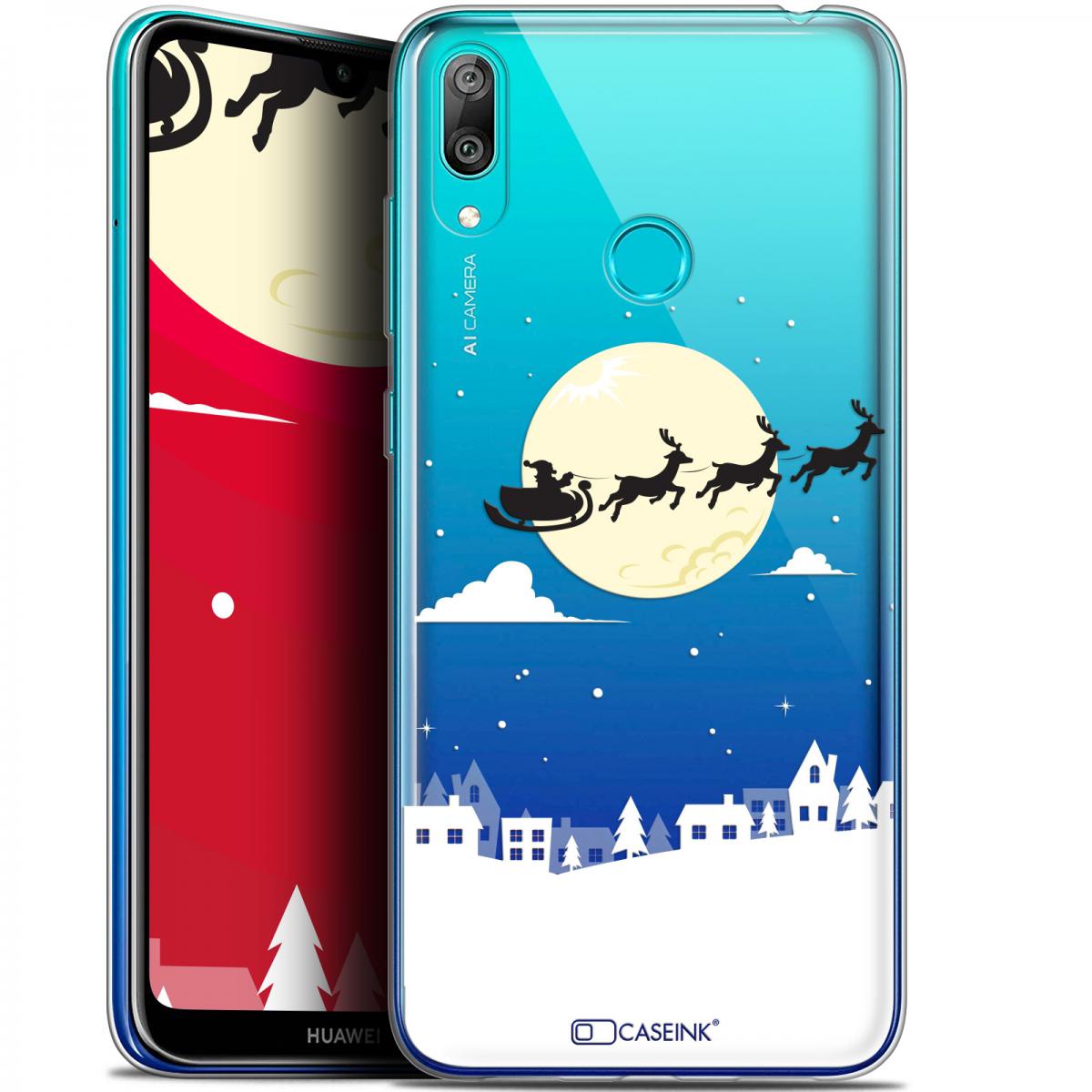 Caseink - Coque Pour Huawei Y7 / Prime / Pro 2019 (6.26 ) [Gel HD Collection Noël 2017 Design Flying Stanta - Souple - Ultra Fin - Imprimé en France] - Coque, étui smartphone