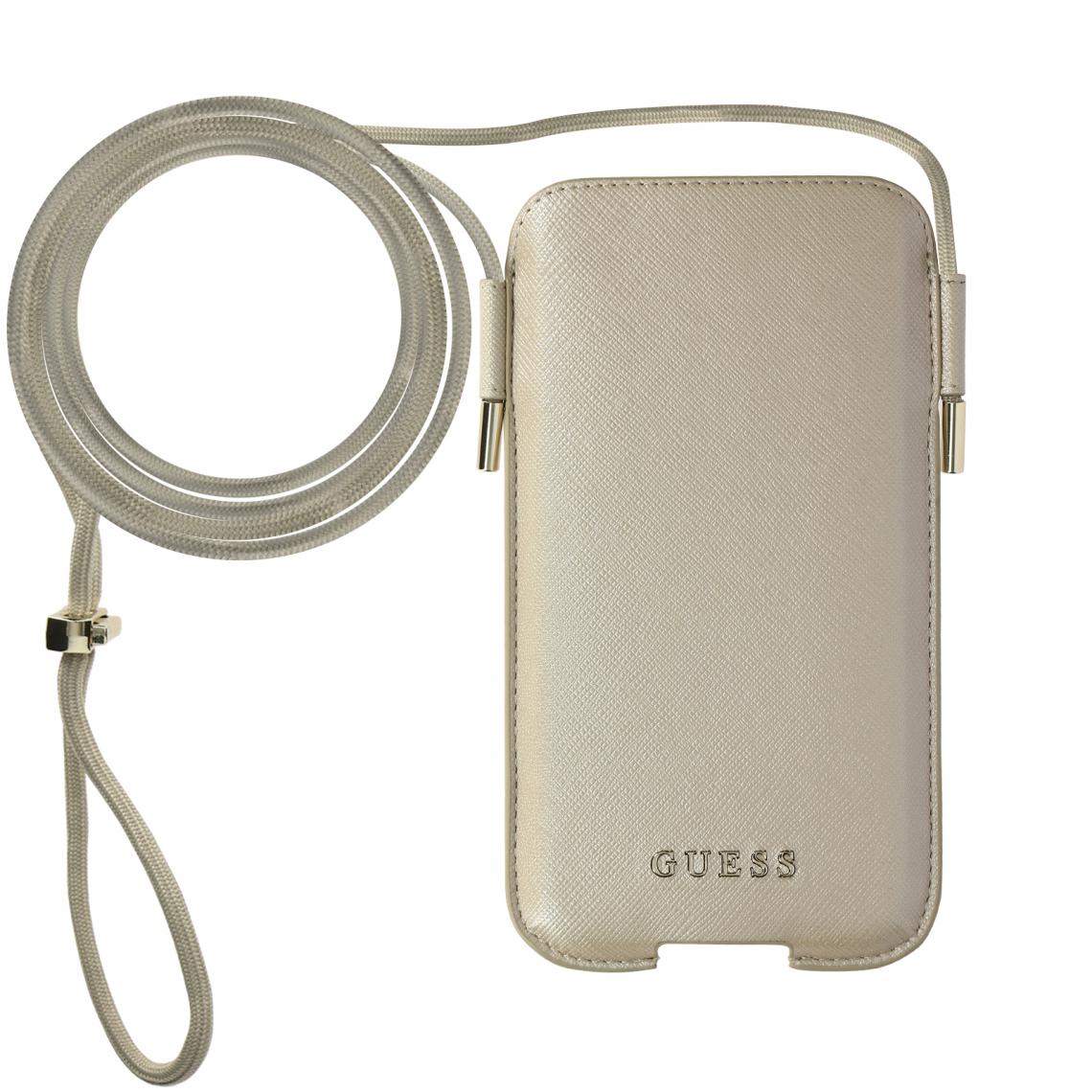 Guess Maroquinerie - Pochette Guess Smartphone 6.7'' Or - Coque, étui smartphone