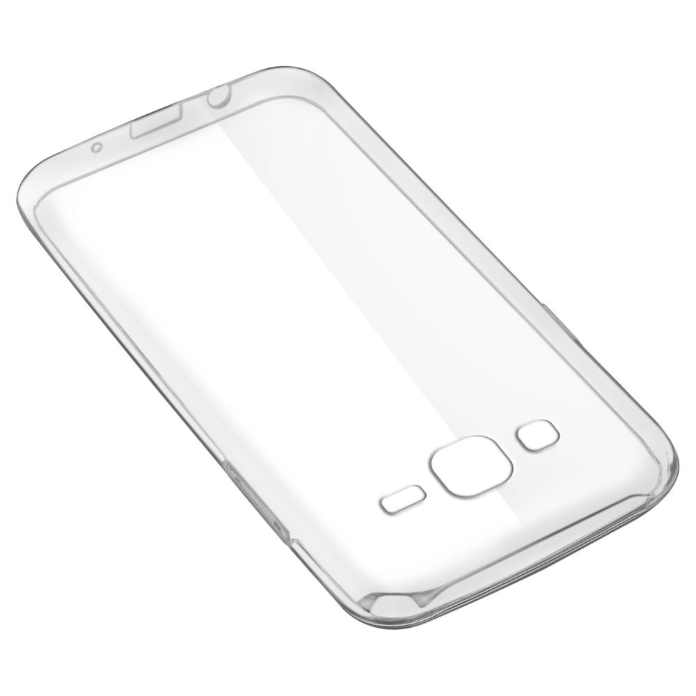 Avizar - Coque Silicone Gel + Film Verre Trempé Samsung Galaxy J5 Transparent - Coque, étui smartphone
