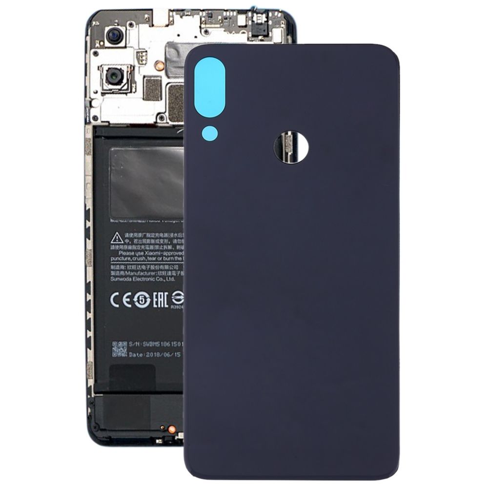 Wewoo - Couverture arrière de batterie givrée pour Tecno Camon 11 noir - Coque, étui smartphone