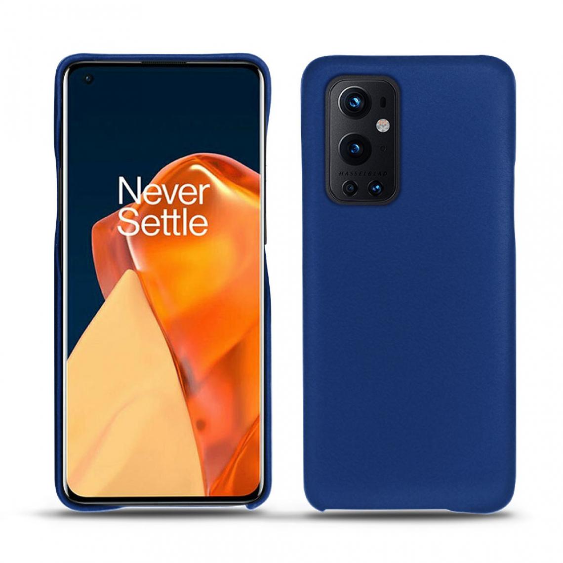 Noreve - Coque cuir OnePlus 9 Pro - Coque arrière - Bleu océan ( Nappa - Pantone 293C ) - NOREVE - Coque, étui smartphone