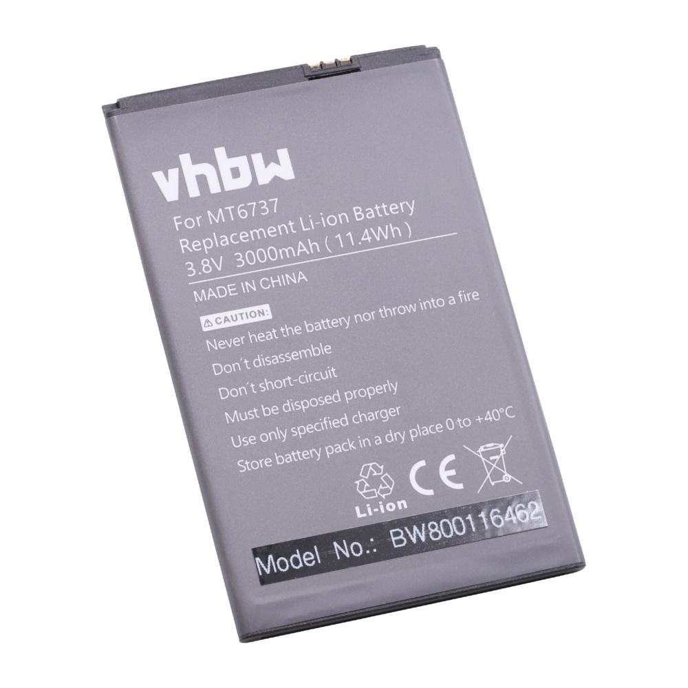 Vhbw - vhbw Li-Ion batterie 3000mAh (3.8V) pour téléphone portable mobil smartphone Timmy M20 Pro - Batterie téléphone