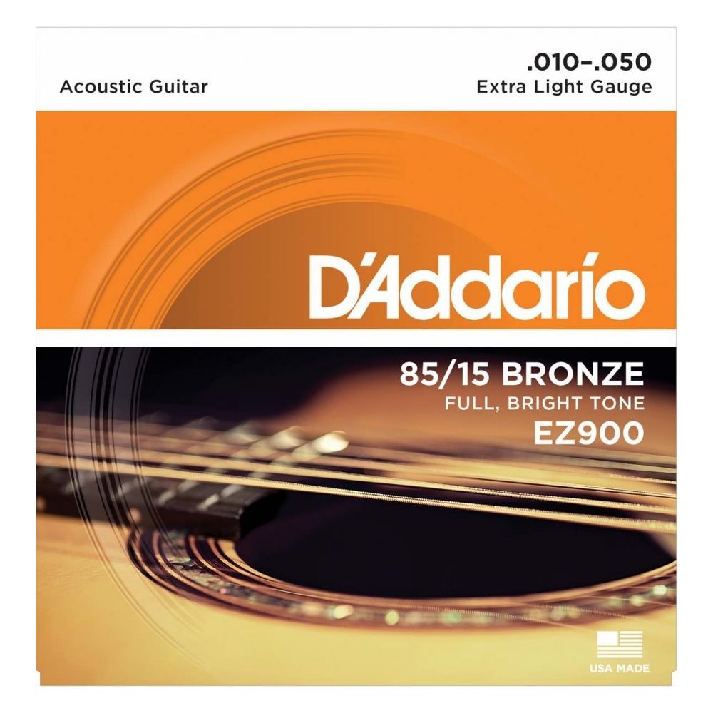 D'Addario - D'Addario EZ900 extra light - Jeu de cordes Guitare acoustique - Accessoires instruments à cordes