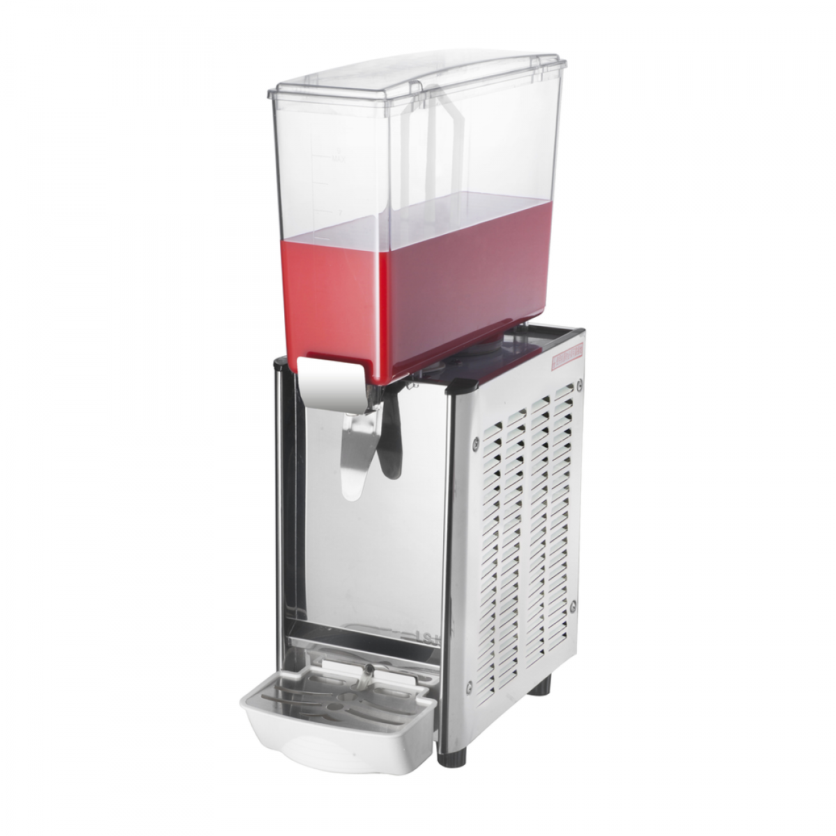Primematik - Distributeur de jus glace commerciale avec embout pour froid boissons 9L x 1 réservoir - Extracteur de jus électrique