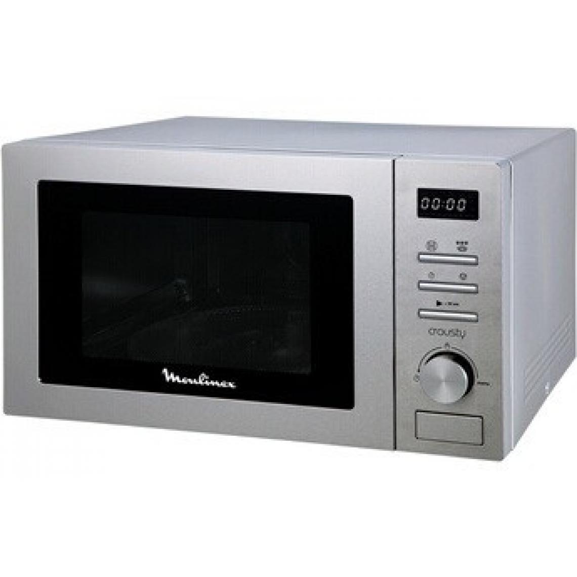 Moulinex - Micro ondes combiné Moulinex MO32ECSL CROUSTY INOX - Four micro-ondes