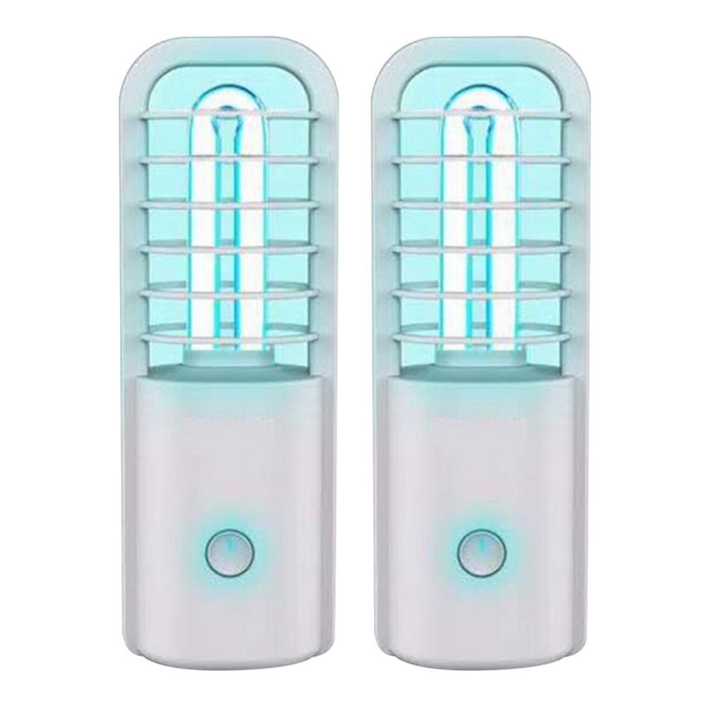 marque generique - 2x Lampe De Stérilisation UV à L'ozone Rechargeable Pour Chambre De Toilette à La Maison - Lampe connectée