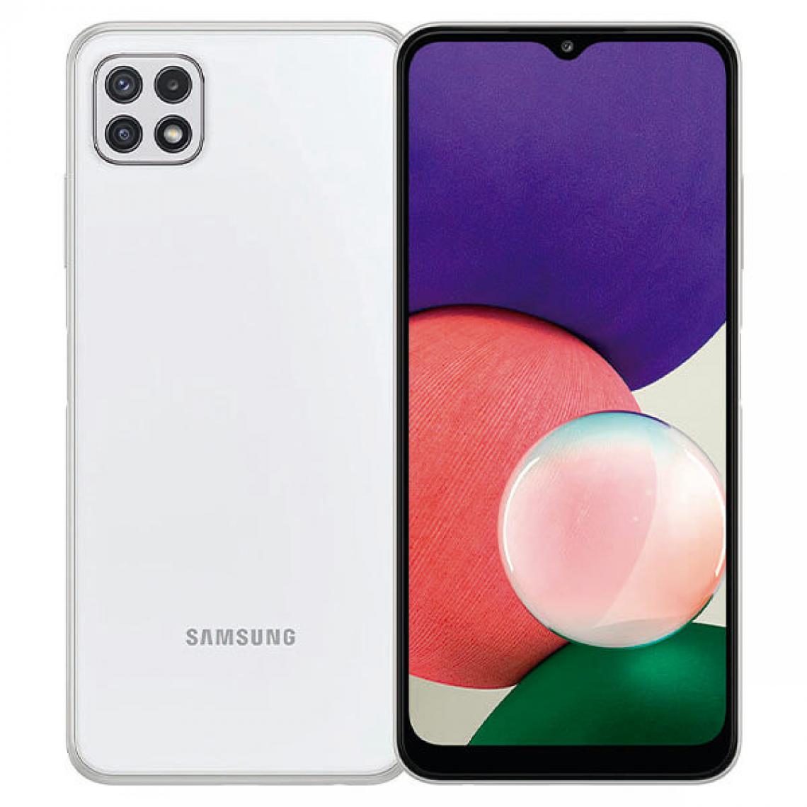 Samsung - Samsung Galaxy A22 5G 4Go/128Go Blanc Double SIM SM-A226B - Smartphone Android