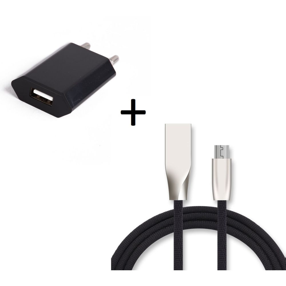 Shot - Pack Chargeur Micro-USB pour HUAWEI P9 Lite (Cable Fast Charge + Prise Secteur Couleur USB) Android - Chargeur secteur téléphone