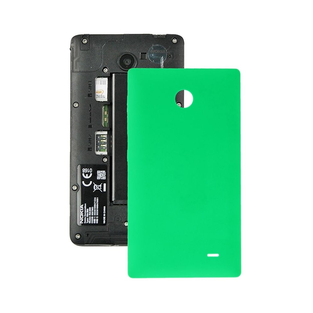 Wewoo - Coque arrière vert pour Nokia X couvercle de batterie en plastique + bouton latéral - Autres accessoires smartphone
