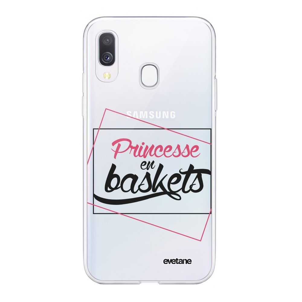 Evetane - Coque Samsung Galaxy A20e 360 intégrale transparente Princesse En Baskets Ecriture Tendance Design Evetane. - Coque, étui smartphone