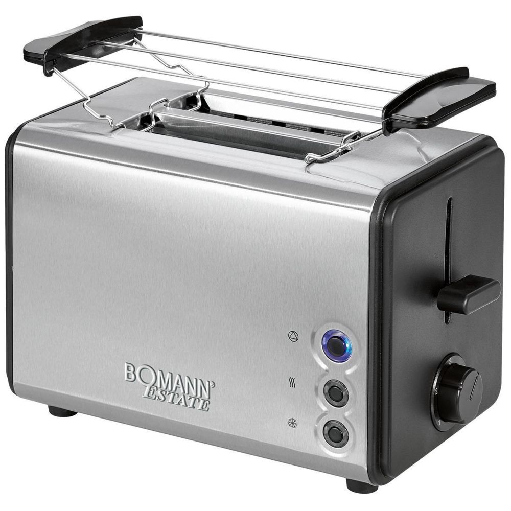 Bomann - Grille Pain Toaster 2 fentes inox 850W Bomann TA 1371 CB - Grille-pain