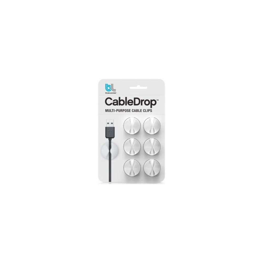 Bluelounge - Serre-câble BLUELOUNGE CableDrop mini bl - accessoires cables meubles supports