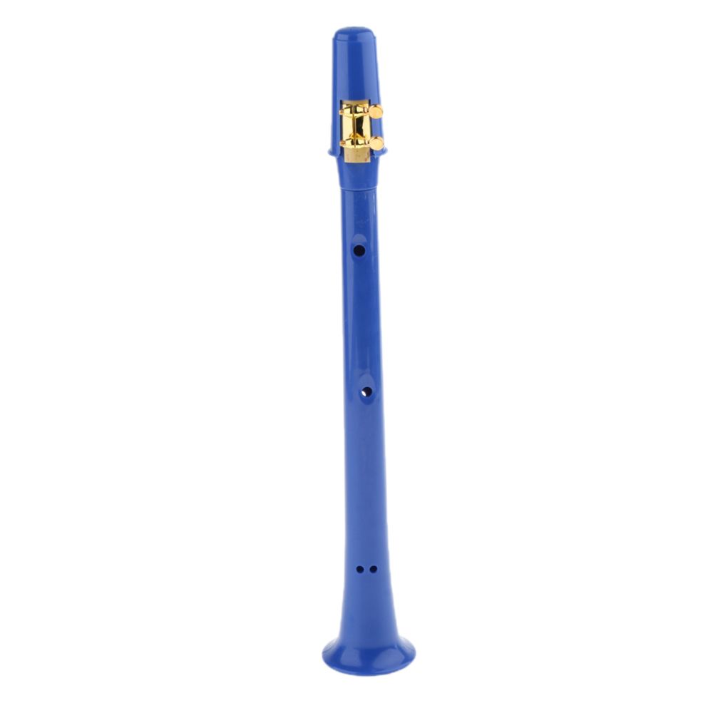 marque generique - 1 morceau de poche Simple Mini Saxophone Clarinette Noir Tube Instrument Bleu - Saxophones