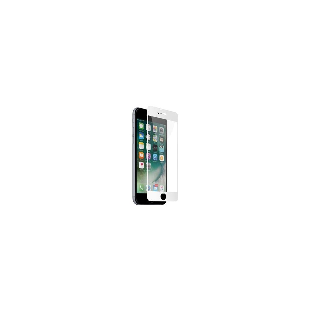 Cabling - CABLING®Verre compatible avec iPhone SE 2020/7 et iphone 8 Couverture complète Protection Écran 4D 9H-Dureté Ultra Claire Film Screen Protecto blanc - Protection écran smartphone