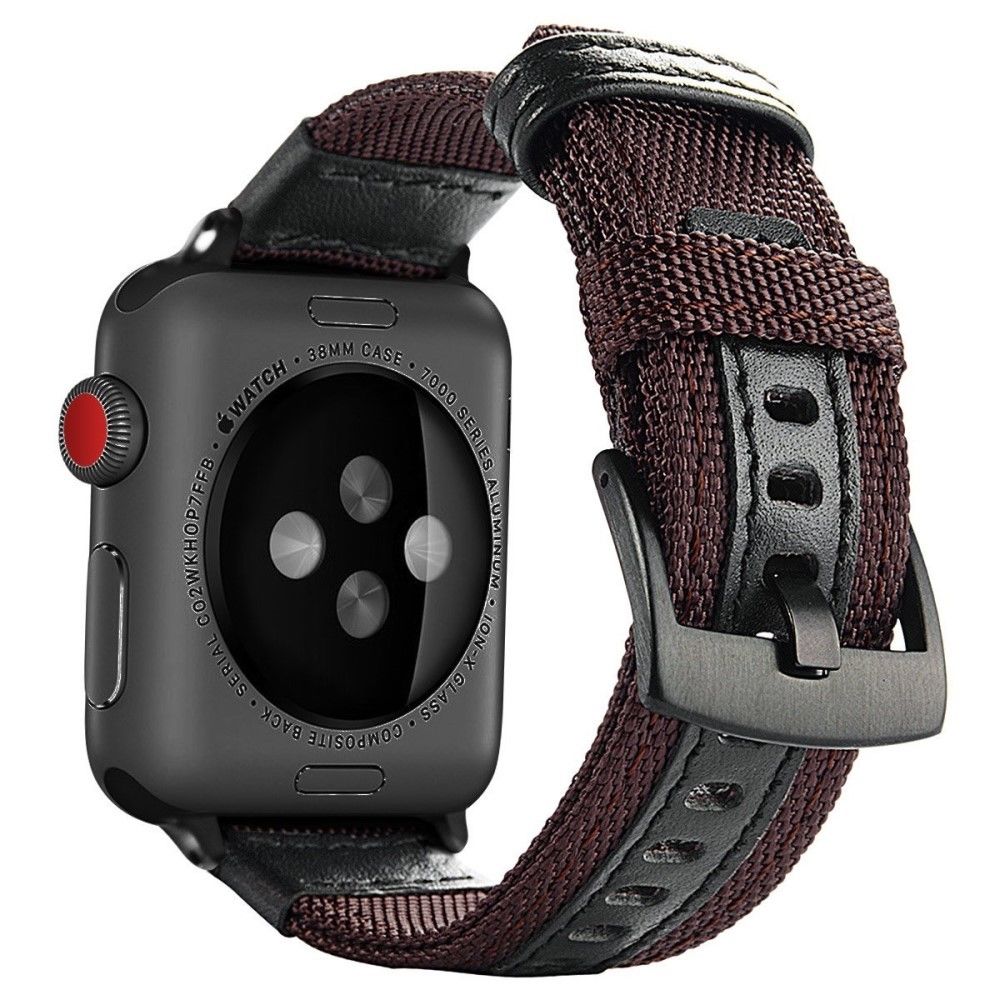 marque generique - Bracelet en PU rouge pour votre Apple Watch Series 3/2/1 42mm - Autres accessoires smartphone
