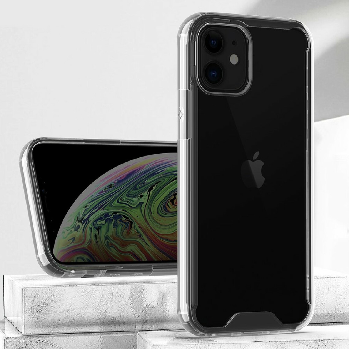 Other - Coque en TPU + acrylique résistant aux chutes clair blanc pour votre Apple iPhone 12 mini - Coque, étui smartphone