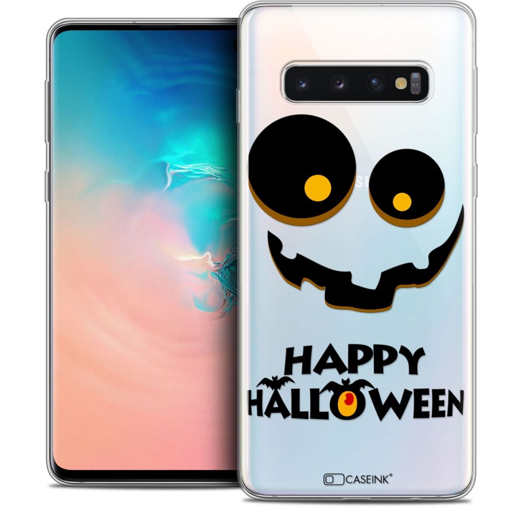 Caseink - Coque Housse Etui Pour Samsung Galaxy S10 (6.1 ) [Crystal Gel HD Collection Halloween Design Happy - Souple - Ultra Fin - Imprimé en France] - Coque, étui smartphone