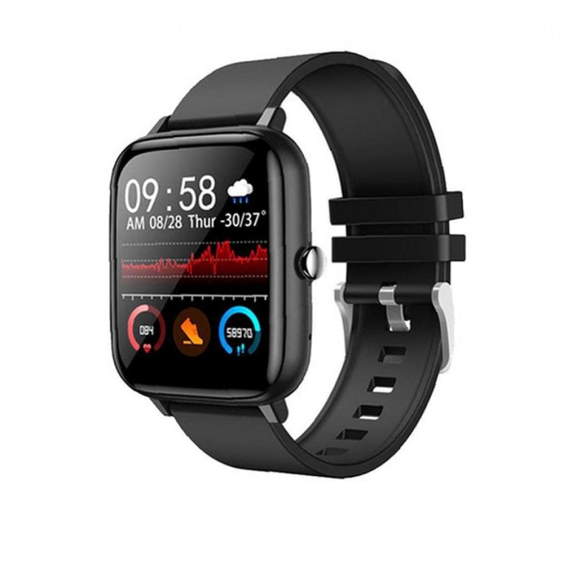 Chronotech Montres - Smart Watch Waterproof Sport Smartwatch Health Monitoring Device Bracelet Watch (black) - Montre connectée