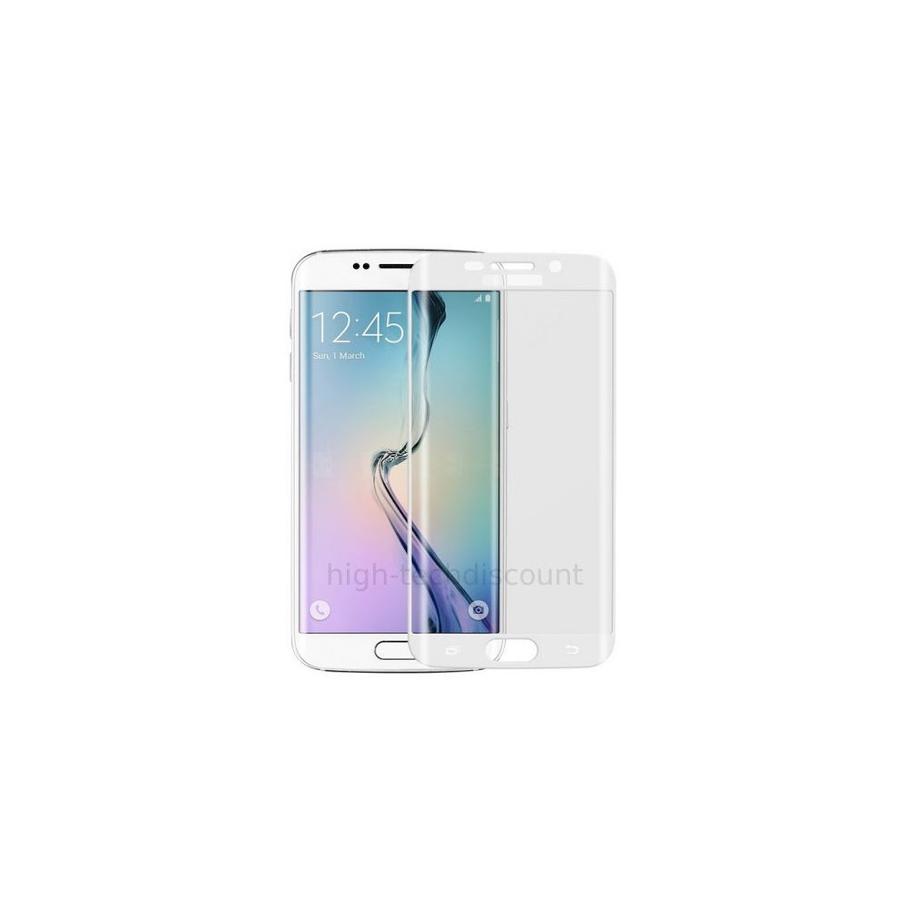 Htdmobiles - Film de protection vitre verre trempé incurvé intégral pour Samsung G925F Galaxy S6 Edge - TRANSPARENT - Protection écran smartphone