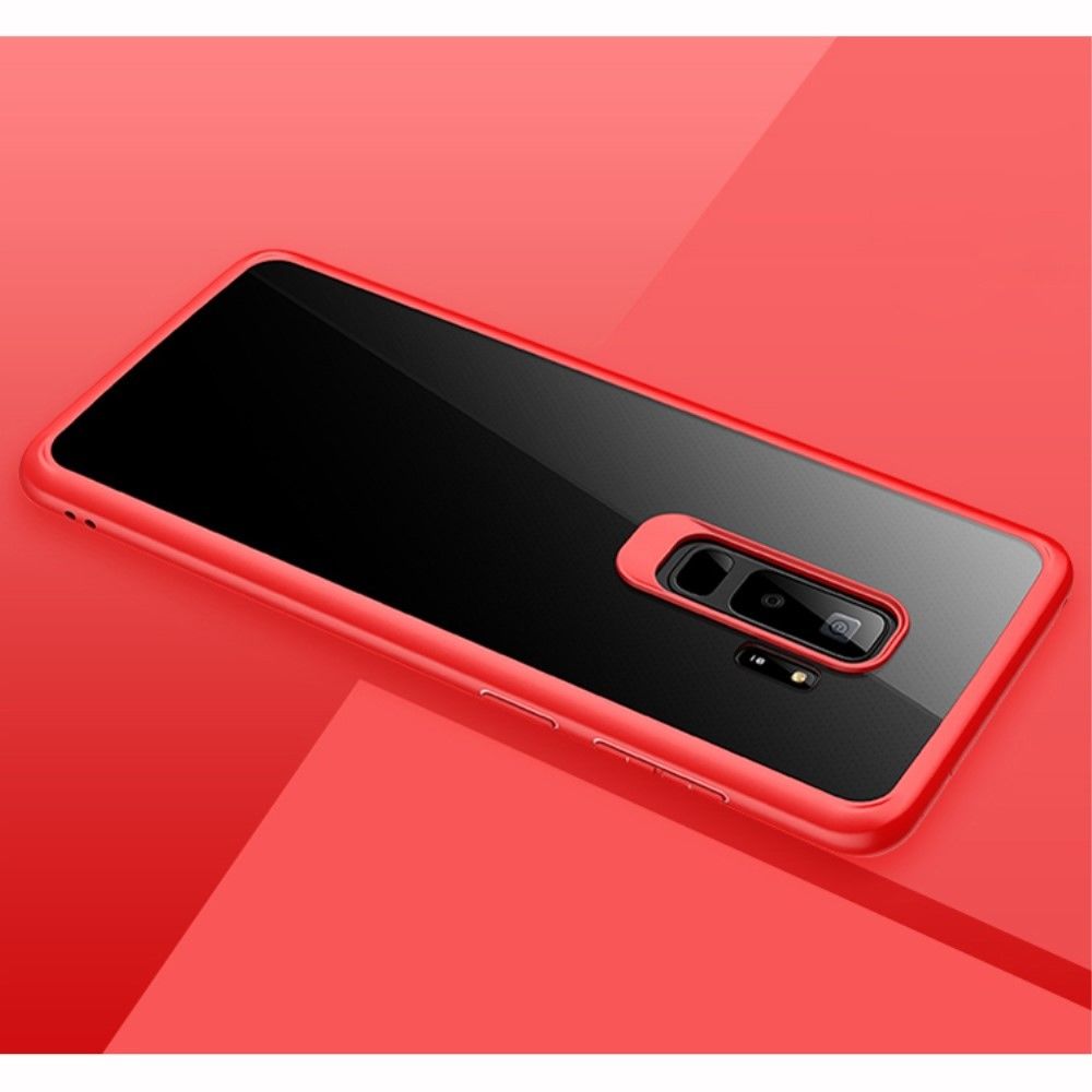 marque generique - Coque en TPU rouge clair ultra mince pour Samsung Galaxy S9 Plus - Autres accessoires smartphone