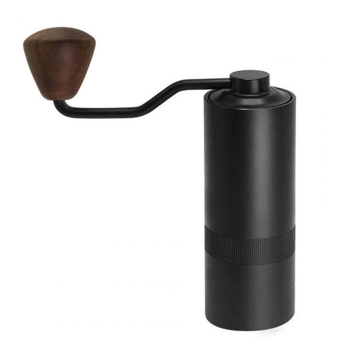 Universal - 1 broyeur à café manuel usine de café avec bavure en acier inoxydable 12 ensembles réglables broyeur à café manuel portable(Le noir) - Moulin à café