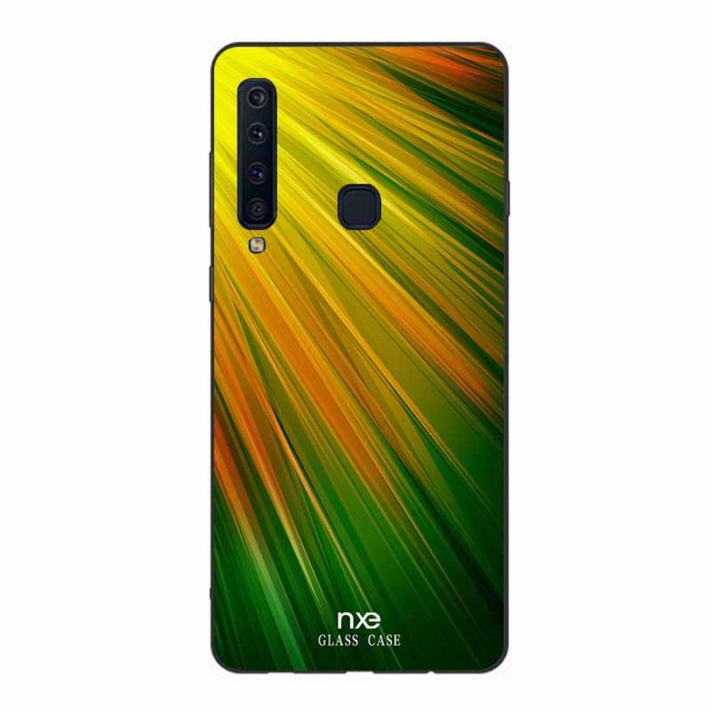 marque generique - Coque en TPU hybride pour l'impression de motifs jaune/vert pour votre Samsung Galaxy A9 (2018)/A9 Star Pro/A9s - Autres accessoires smartphone