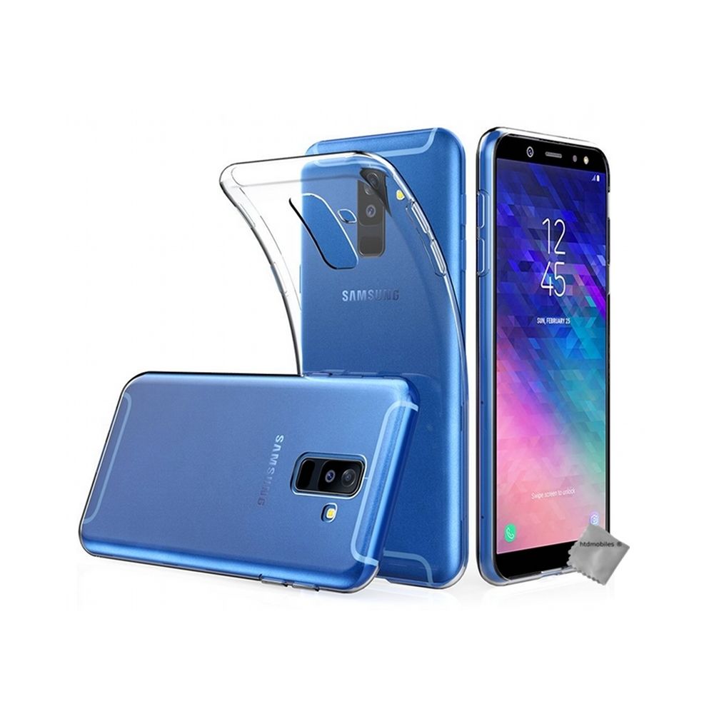 Htdmobiles - Housse etui coque gel fine Samsung Galaxy A6 (2018) + film ecran TRANSPARENT TPU - Autres accessoires smartphone