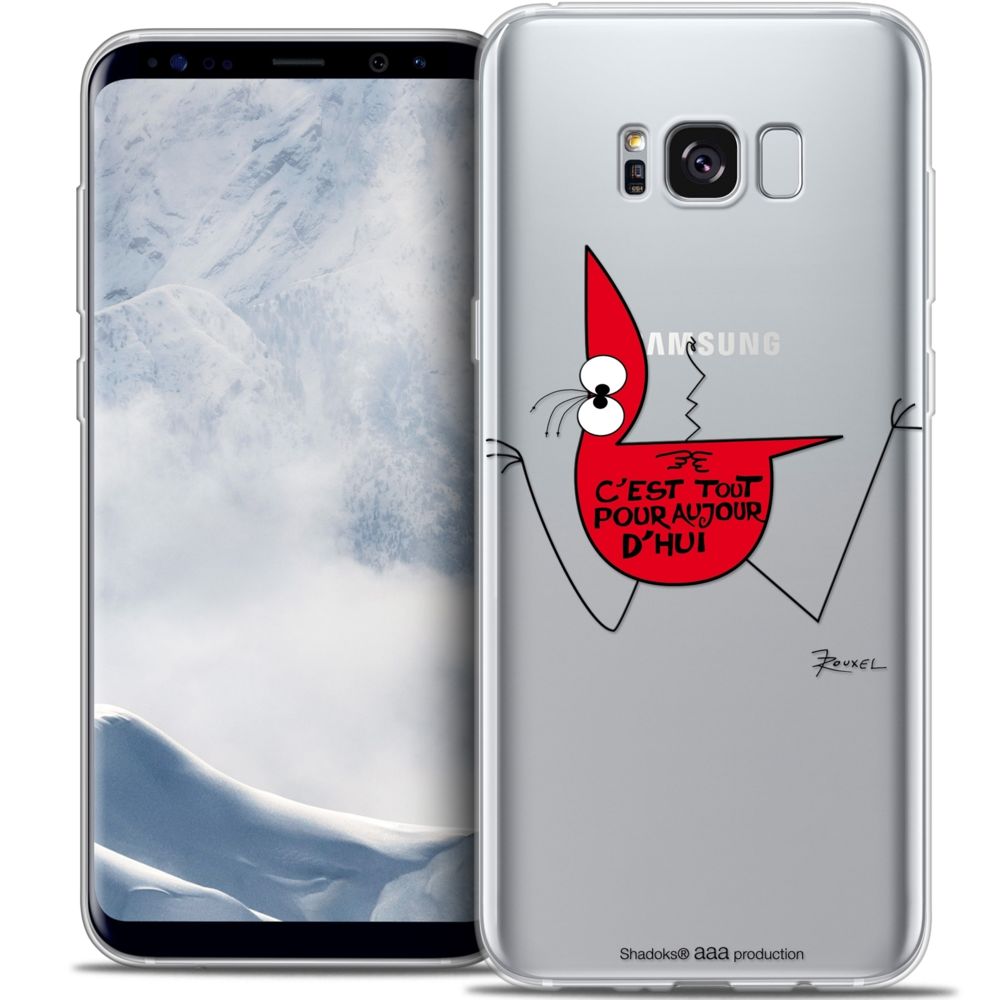 Caseink - Coque Housse Etui Samsung Galaxy S8+/ Plus (G955) [Crystal Gel HD Collection Les Shadoks ? Design C'est Tout - Souple - Ultra Fin - Imprimé en France] - Coque, étui smartphone